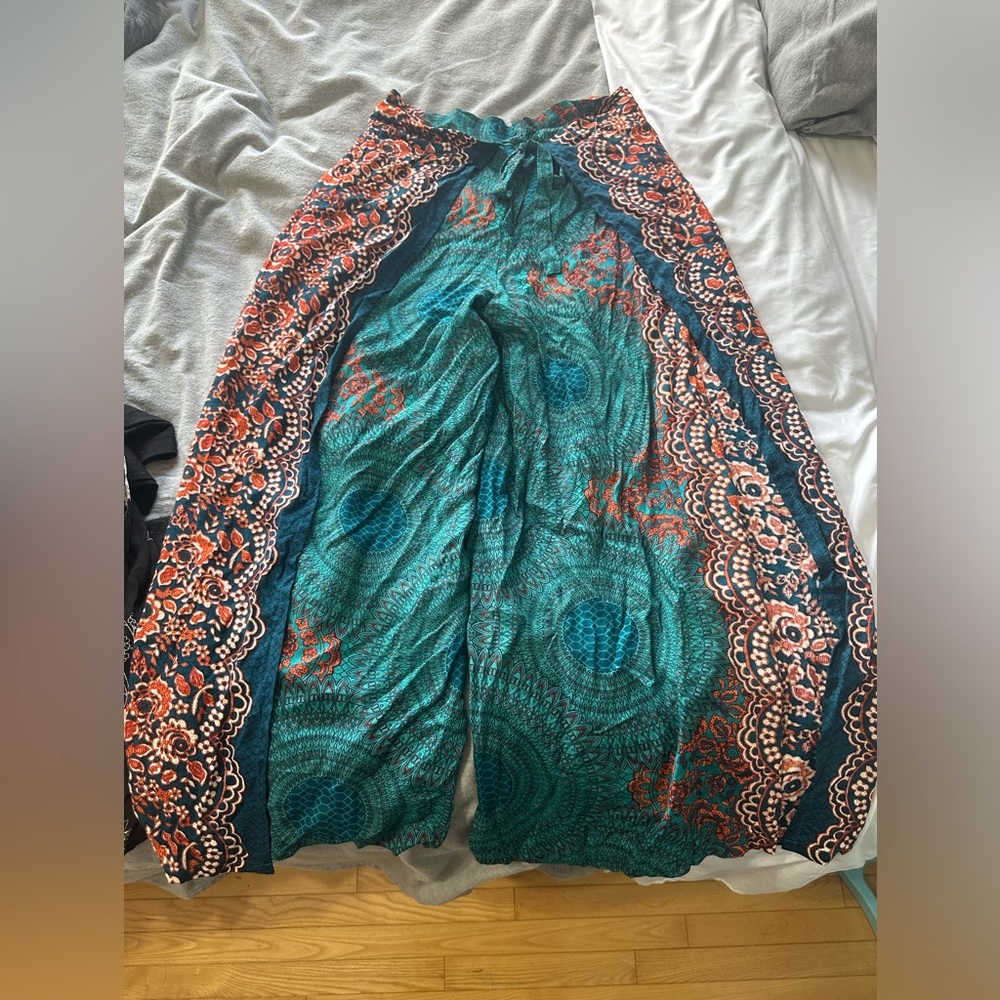 Boho print pants
